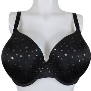Victoria's Secret Stunning Underwire Lined Demi Stars Design Bra 38DDD
